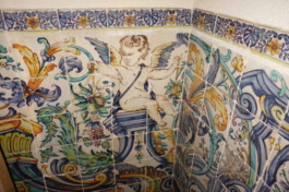 taulelleria valenciana barroca cel·la sant vicent ferrer convent sant domenec valencia azulejeria celda san vicente convento santo domingo patrimonio